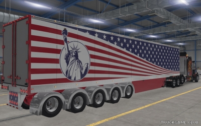 Мод "Owned CS53TR Box Trailer" для American Truck Simulator