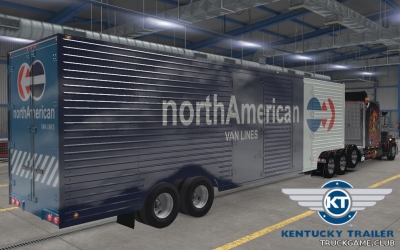 Мод "Owned Kentucky Vintage Moving Van 1970" для American Truck Simulator