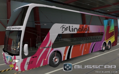 Мод "Busscar Panoramico DD 2009" для Euro Truck Simulator 2