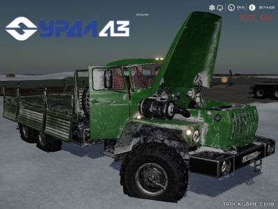 Мод "Урал-4320-60 Бортовой" для Farming Simulator 2019