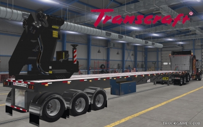 Мод "Owned Transcraft TL 2000 Flatbed Crane" для American Truck Simulator