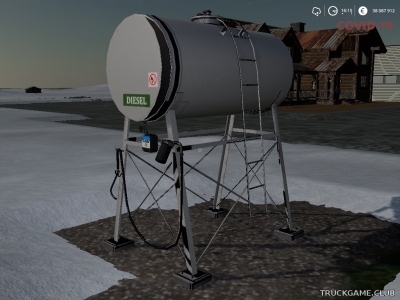 Мод "Placeable Lizard Diesel 2000" для Farming Simulator 2019
