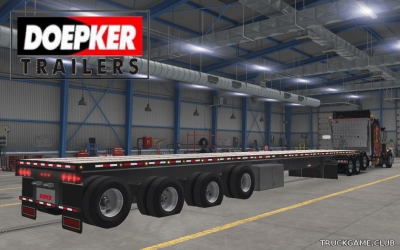 Мод "Owned Doepker Flatbed" для American Truck Simulator