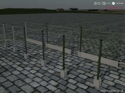 Мод "Placeable Metal Panel Fences" для Farming Simulator 2019