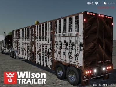 Мод "Wilson Silverstar Horse Trailer" для Farming Simulator 2019