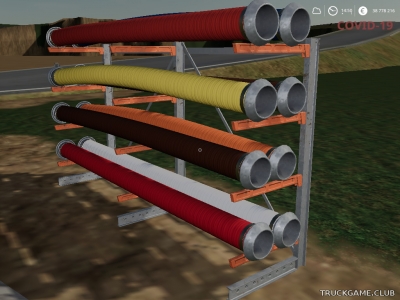 Мод "Placeable Manure Hose Storage" для Farming Simulator 2019
