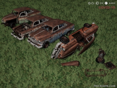 Мод "Placeable Rusty Car Collection" для Farming Simulator 2019