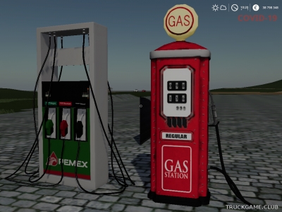 Мод "Placeable Gas Station Pack" для Farming Simulator 2019