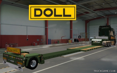 Мод "Owned Doll Vario 1axle" для Euro Truck Simulator 2