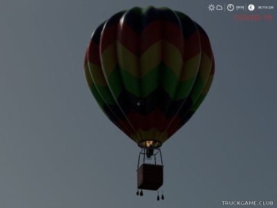 Мод "Placeable Hot Air Balloon" для Farming Simulator 2019