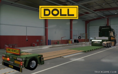 Мод "Owned Doll Vario 1axle v2.0" для Euro Truck Simulator 2