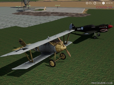 Мод "Placeable Old Planes" для Farming Simulator 2019