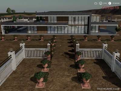 Мод "Placeable Hollywood House" для Farming Simulator 2019
