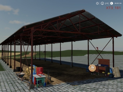 Мод "Placeable Hungarian Workshop Shed" для Farming Simulator 2019