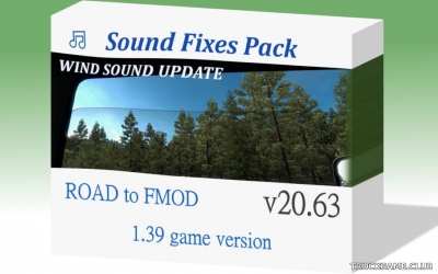 Мод "Sound Fixes Pack v20.63" для American Truck Simulator