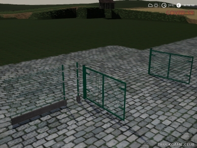 Мод "Placeable Panel Fence Gate" для Farming Simulator 2019