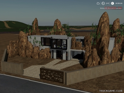Мод "Placeable Villa In The Rocks" для Farming Simulator 2019