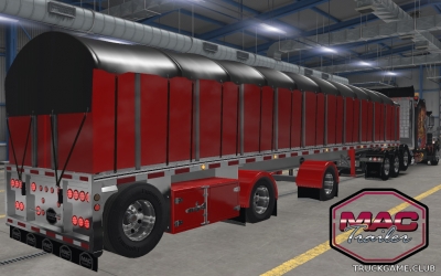 Мод "Owned Mac Aluminum Flatbed" для American Truck Simulator