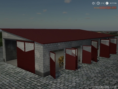 Мод "Placeable Concrete Block Garage" для Farming Simulator 2019