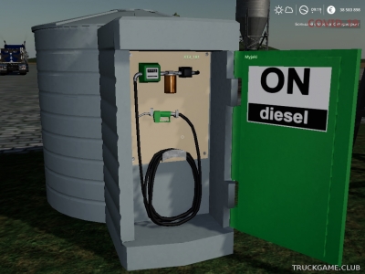 Мод "Placeable Double Walled Fuel Tank" для Farming Simulator 2019