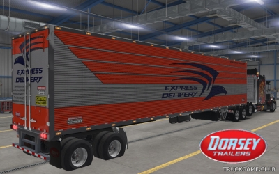 Мод "Owned Dorsey 48ft Refrigerator" для American Truck Simulator