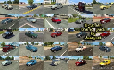 Мод "Brazilian traffic pack by Jazzycat v2.7" для Euro Truck Simulator 2