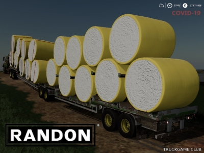 Мод "Randon Cotton Autoload Trailer" для Farming Simulator 2019