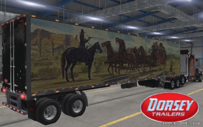 Мод "Owned Dorsey 48ft Refrigerator v3.0" для American Truck Simulator