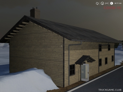 Мод "Placeable Wood House" для Farming Simulator 2019