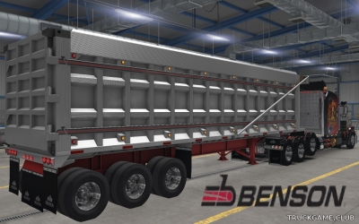 Мод "Owned Benson End-Dump" для American Truck Simulator