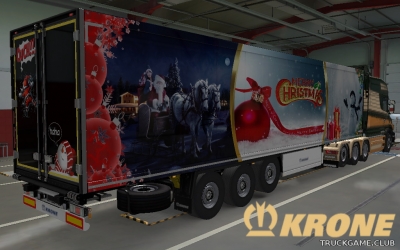 Мод "Ownership Krone Coolliner Christmas 2020 Skin" для Euro Truck Simulator 2