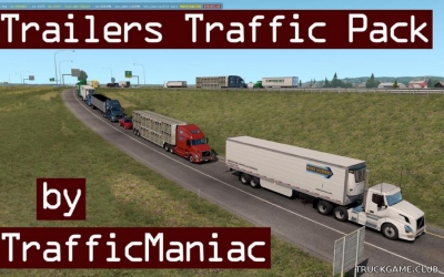 Мод "Trailers traffic pack by TrafficManiac v3.5" для American Truck Simulator