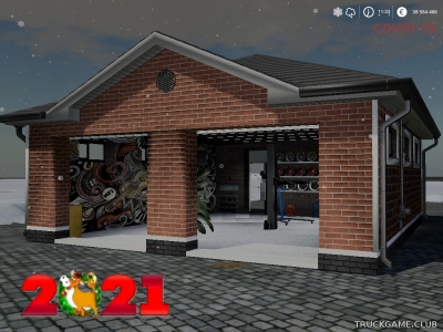 Мод "Placeable Workshop Garage" для Farming Simulator 2019