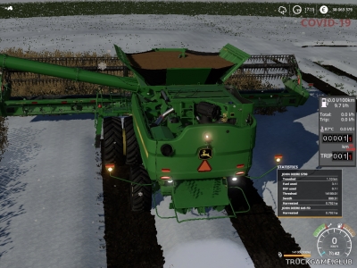 Мод "Advanced Stats" для Farming Simulator 2019