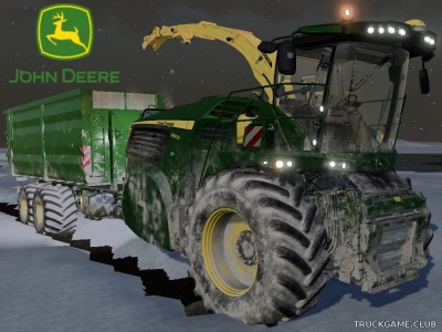 Мод "John Deere 8000 Container Carrier" для Farming Simulator 2019