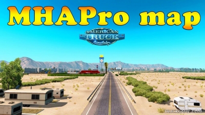 Мод "MHAPro map" для American Truck Simulator