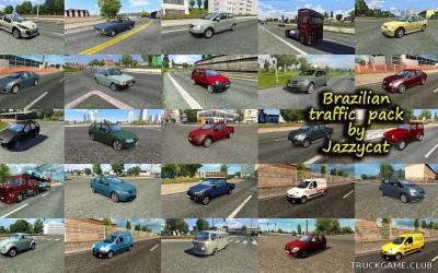 Мод "Brazilian traffic pack by Jazzycat v2.8" для Euro Truck Simulator 2