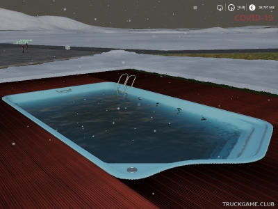 Мод "Placeable Pool Deck" для Farming Simulator 2019