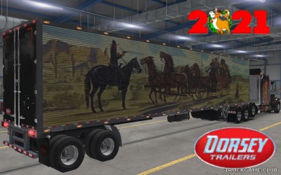 Мод "Owned Dorsey 48ft Refrigerator v4.0" для American Truck Simulator