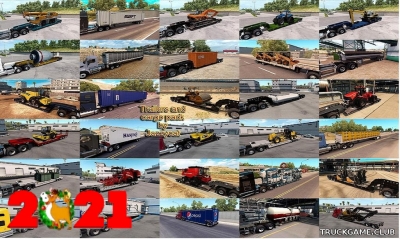 Мод "Trailers and cargo pack by Jazzycat v4.1" для American Truck Simulator