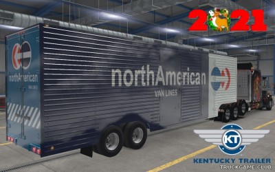 Мод "Owned Kentucky Vintage Moving Van 1970" для American Truck Simulator