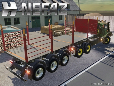 Мод "НефАЗ-9509 Лесовоз" для Farming Simulator 2019