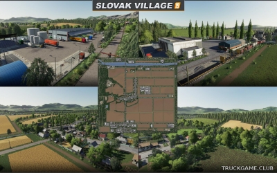 Мод "Slovak Village v1.1" для Farming Simulator 2019