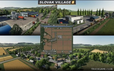 Мод "Slovak Village v1.2" для Farming Simulator 2019