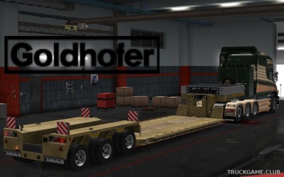 Мод "Owned Goldhofer Overweight Trailer v1.4.5" для Euro Truck Simulator 2