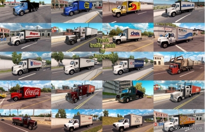 Мод "Truck traffic pack by Jazzycat v2.7.2" для American Truck Simulator