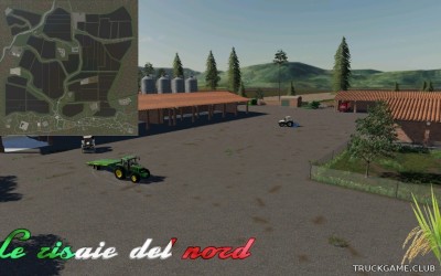 Мод "Le Risaie Del Nord v1.1" для Farming Simulator 2019