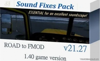 Мод "Sound Fixes Pack v21.27" для American Truck Simulator