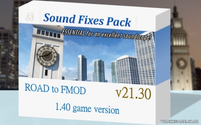 Мод "Sound Fixes Pack v21.30" для American Truck Simulator