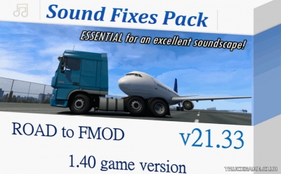 Мод "Sound Fixes Pack v21.33" для American Truck Simulator